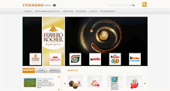Desktop Screenshot of ferrero.com.br