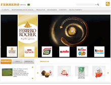 Tablet Screenshot of ferrero.com.br