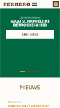 Mobile Screenshot of ferrero.nl