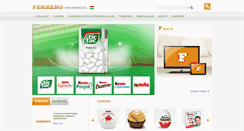 Desktop Screenshot of ferrero.hu